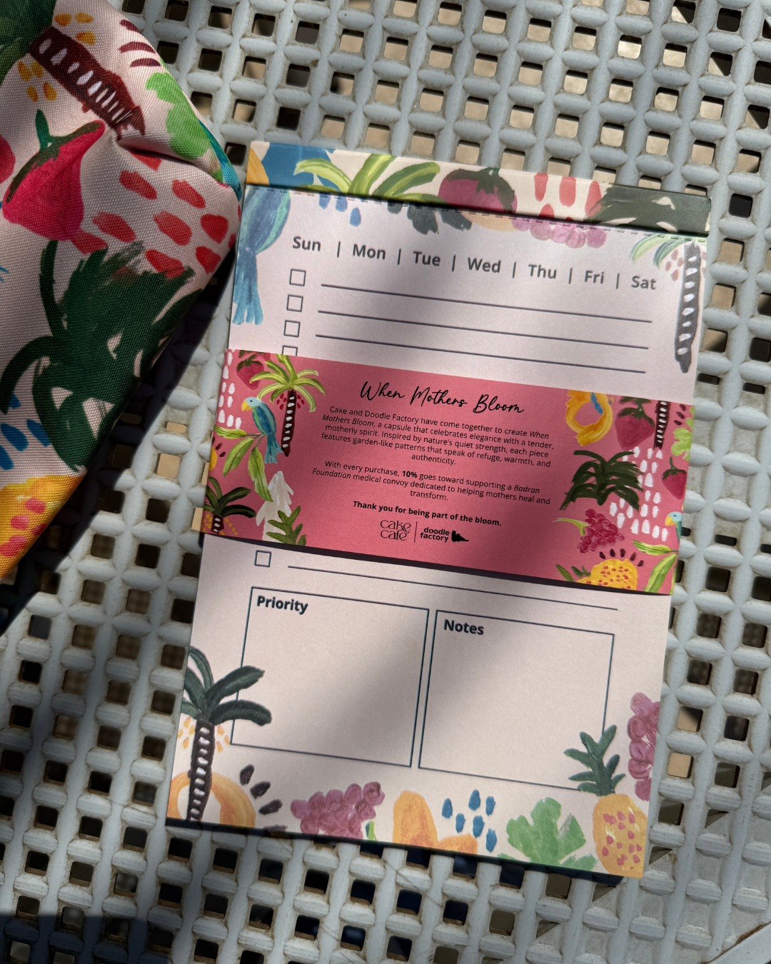 When Mothers Bloom To-do list