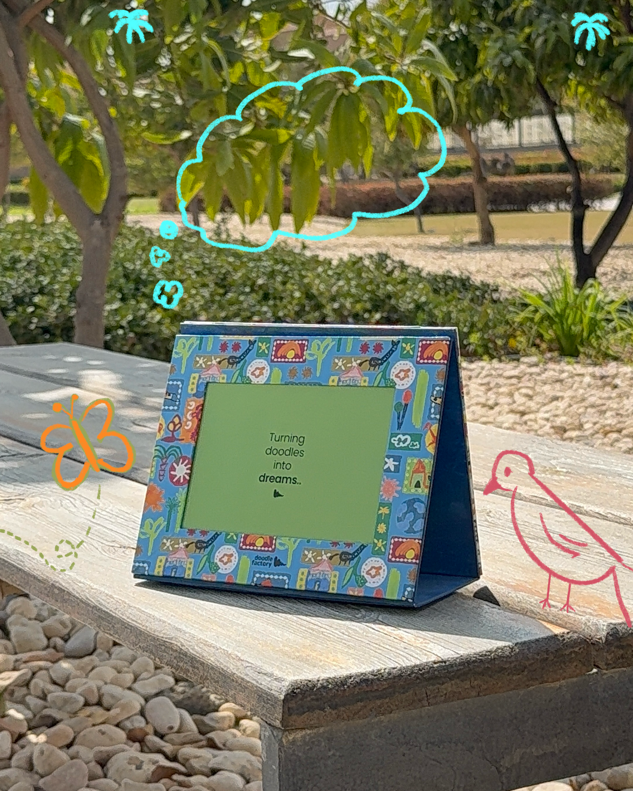 Wonder Hand Painted A6 Double Sided Frames